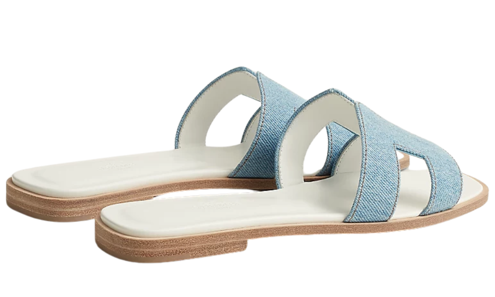 Hermès Oran Sandal "Light Blue"