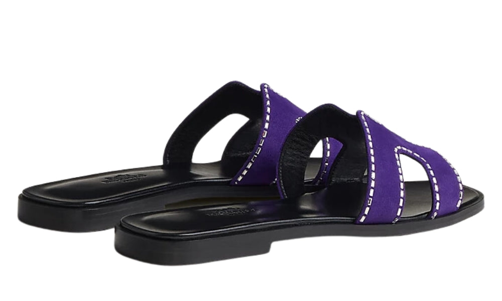 HERMES Oran Sandal "Violet Majorette"