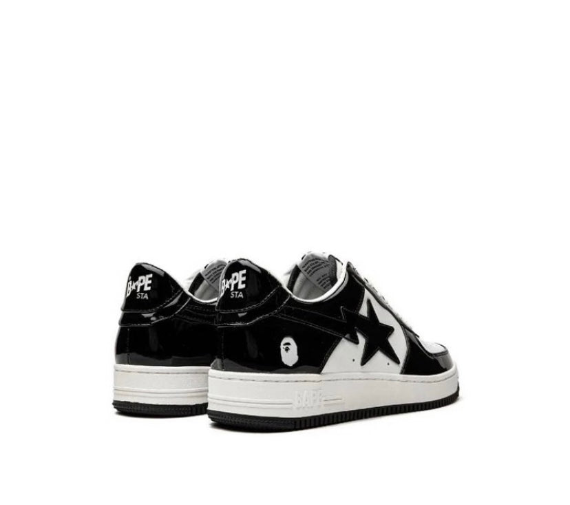 A Bathing Ape Bape Sta Black white