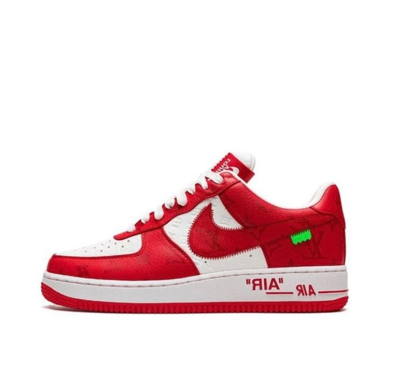 Nike Air Force 1 x Off White x Louis Vuitton Red