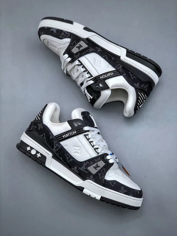 Louis Vuitton Black White Trainer