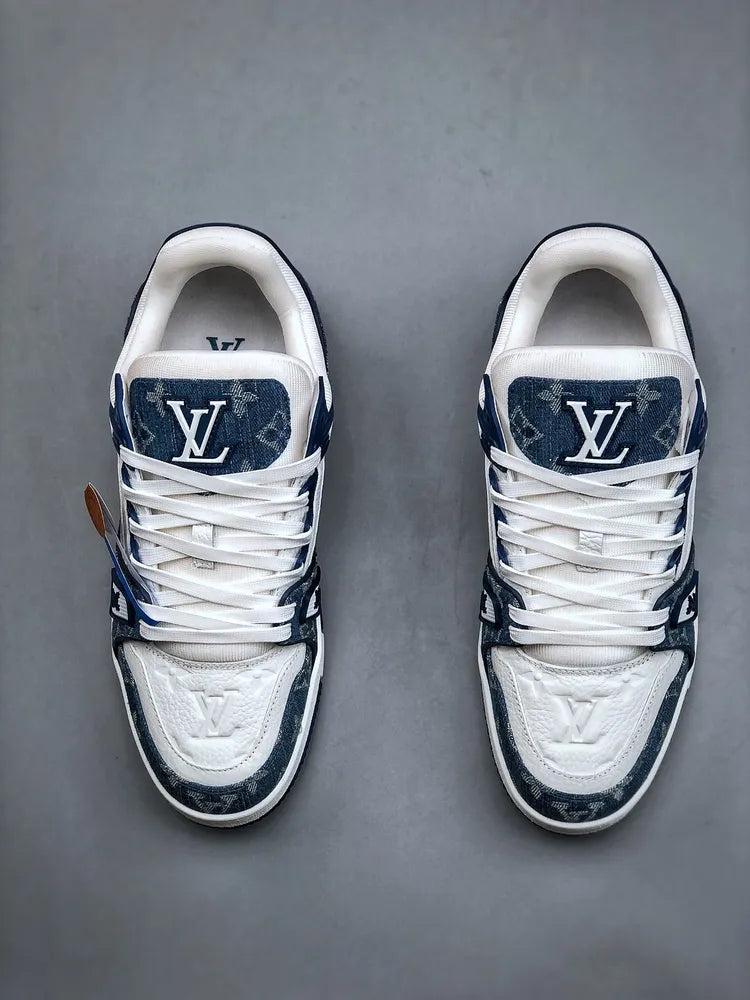 Louis Vuitton Blue White Trainer