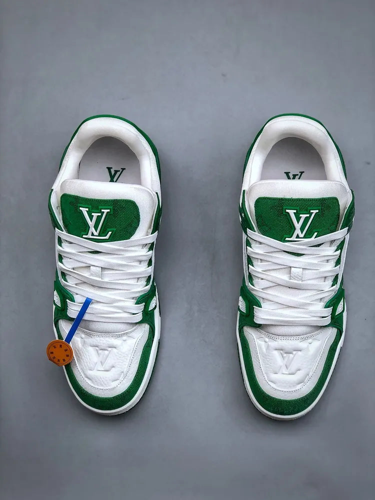 Louis Vuitton Green White Trainer