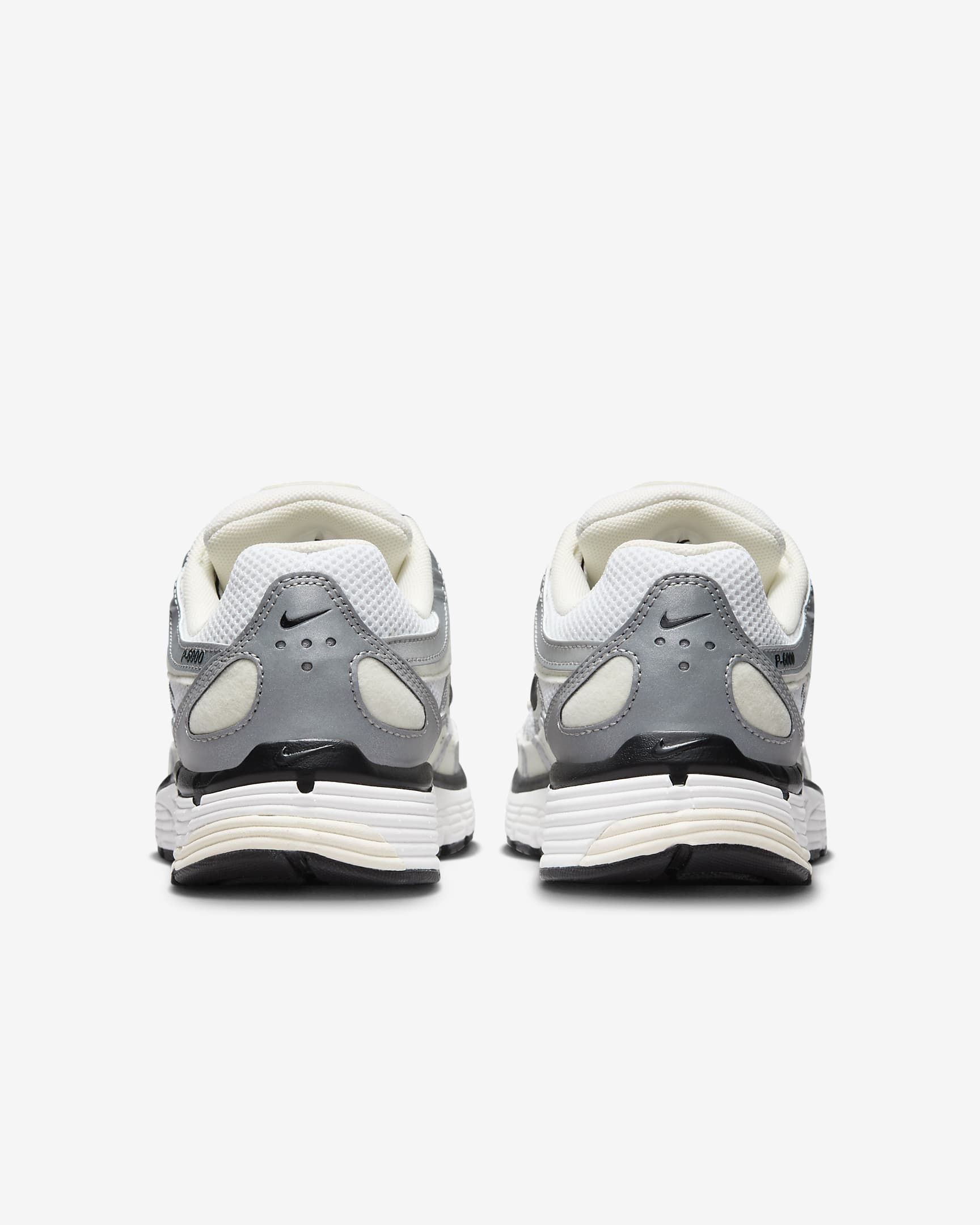 Nike P-6000 Summit White Metallic Silver