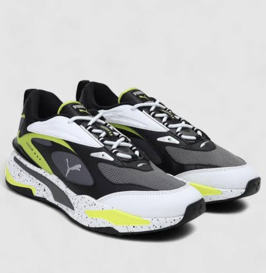 Puma Rs-Fast Limiter White-Harbor Mist-Yellow Alert