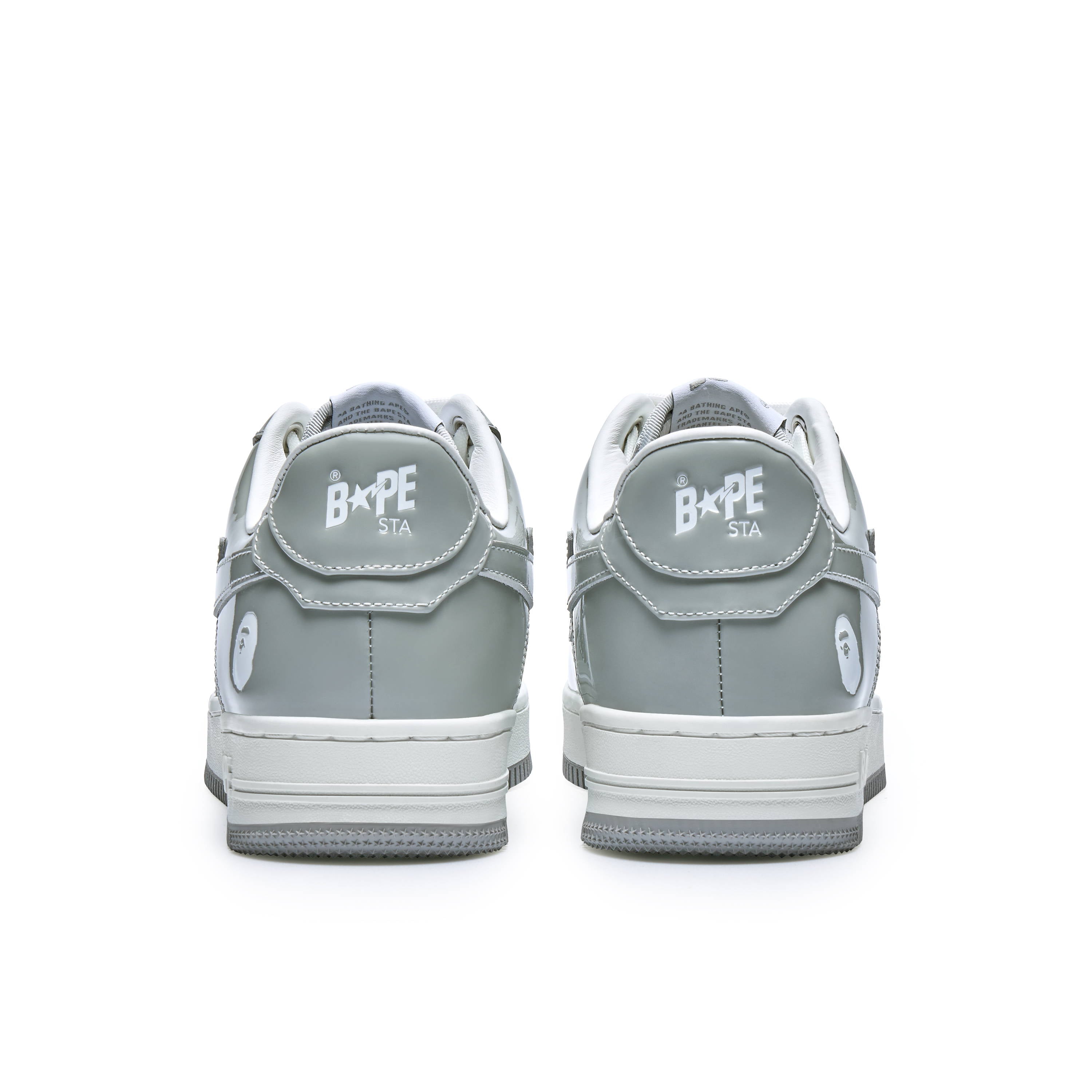 A Bathing Ape Bape Sta Grey white