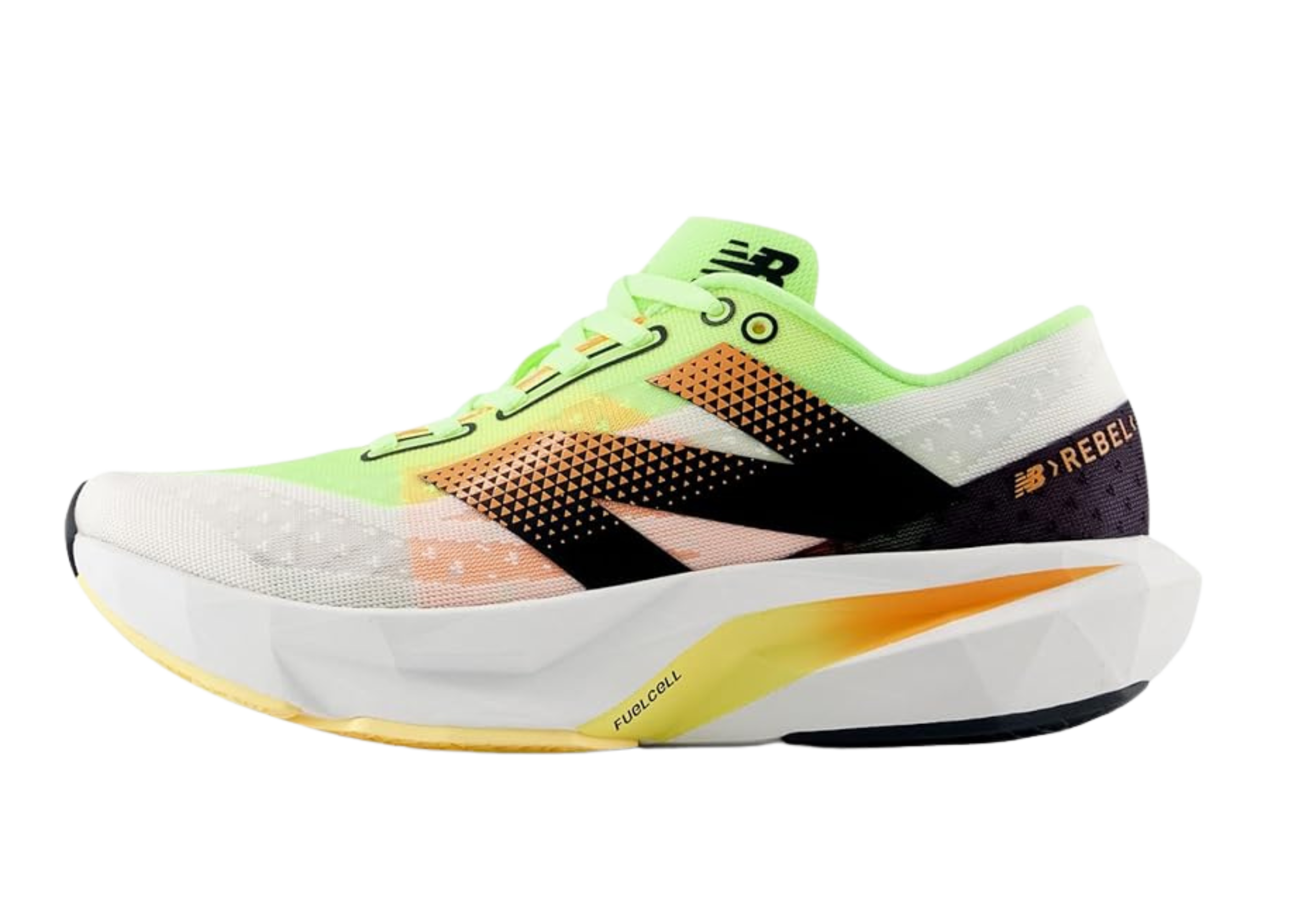 New Balance FuelCell Rebel v4 Lime Hot Mango