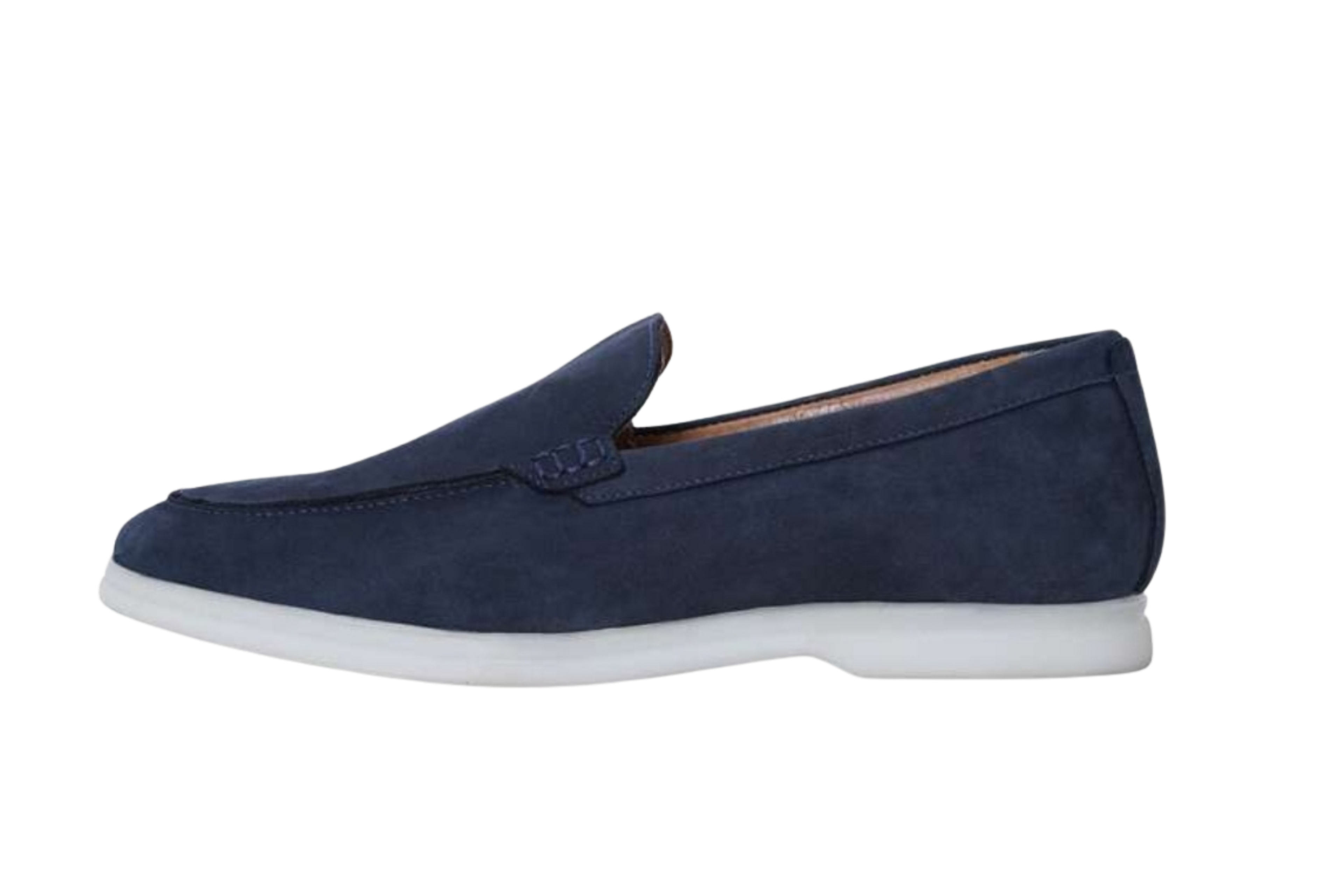 Loro Piana Blue Men's Loafers